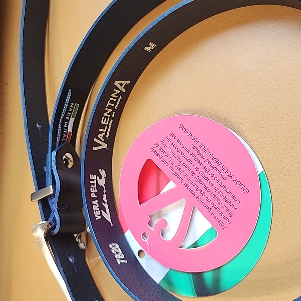 VALENTINA 🇮🇹 LEATHER BELT - Picture 6 of 16
